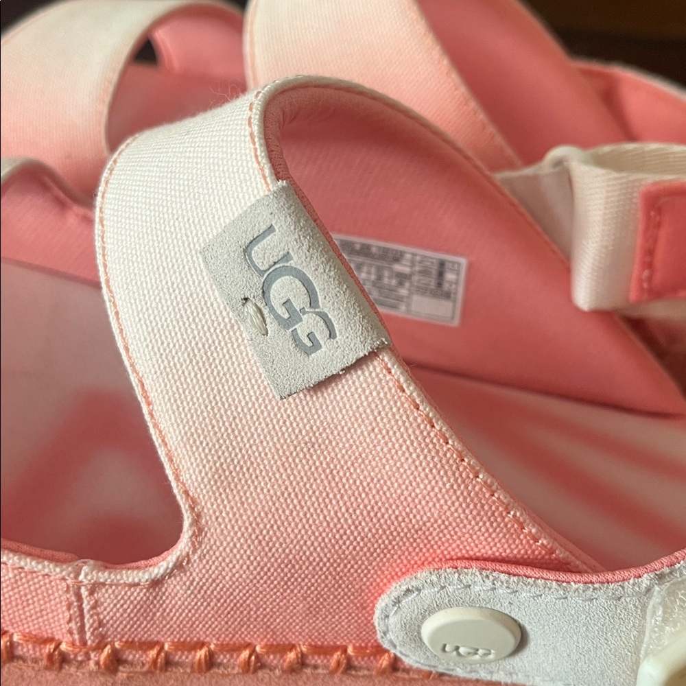 UGG Pink Platform Sandals - Picture 2 of 4